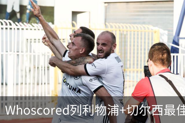 Whoscored列利物浦+切尔西最佳阵：范戴克领衔，蓝军三叉戟在列